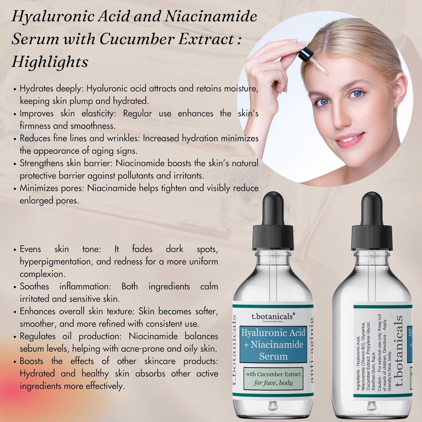 Hyaluronic Acid & Niacinamide Hydrating Serum