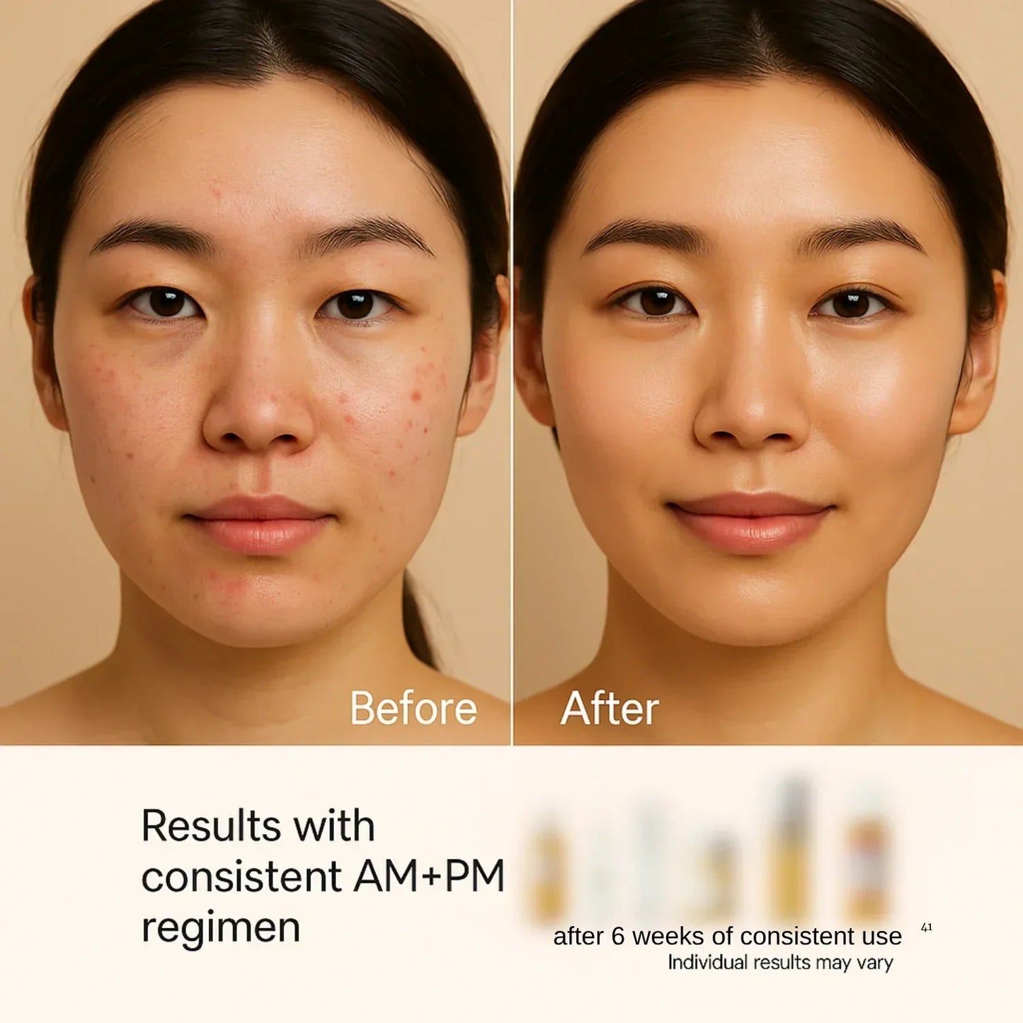 Full-Size Korean Skincare Set for Dark Spots, Fine Lines & Glass Skin